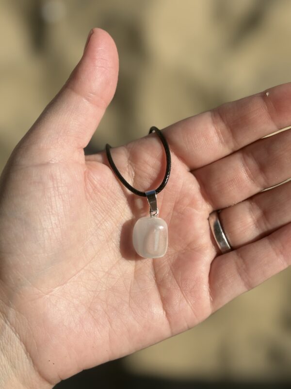 Collana gioiello con quarzo ialino